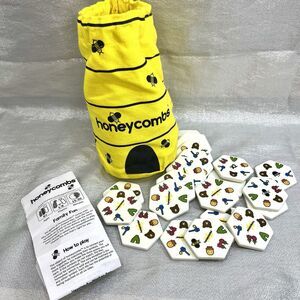 TRAVEL, CAMPING, GAME NIGHT Honeycombs Family Matching Tiles Game